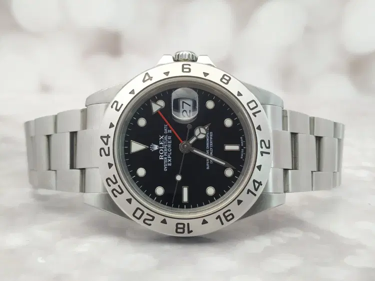 Rolex Explorer II 40MM Steel Black Dial-Hover-Image