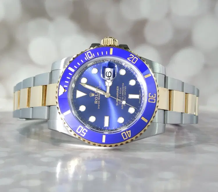 Rolex Submariner Date 40MM Blue 116613LB Complete Set-Hover-Image