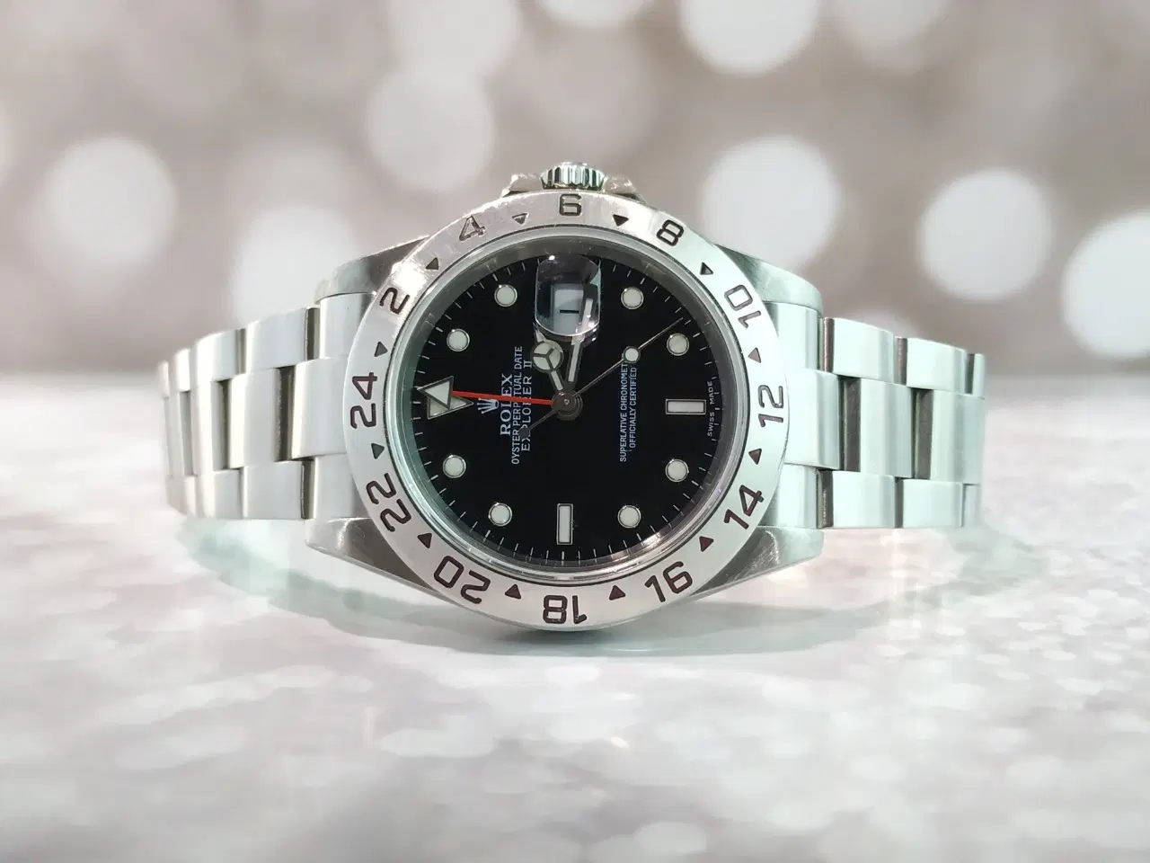 Rolex Explorer II 40MM Steel Black Dial
