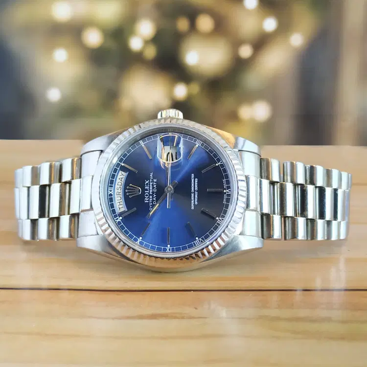 Rolex President Day-Date 18K White Gold-Hover-Image