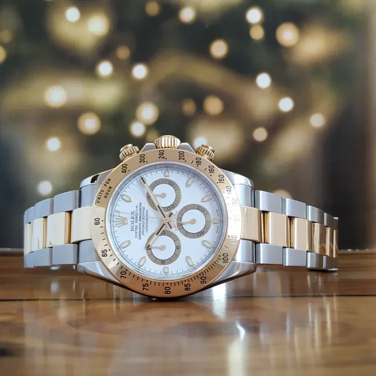 Rolex Cosmograph Daytona Chronograph Automatic White Dial 40MM Complete Set-Hover-Image