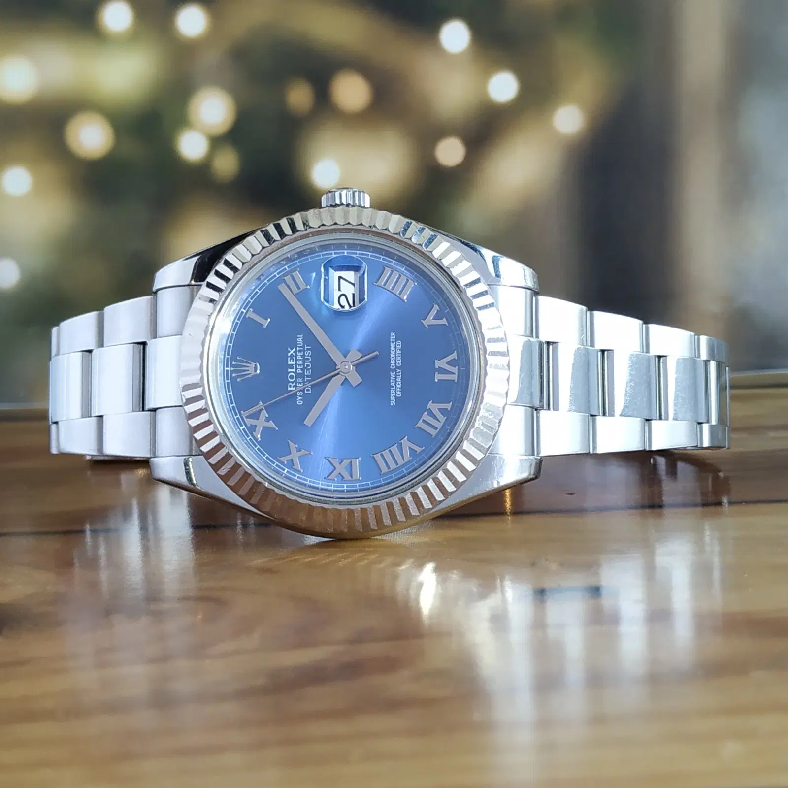 Rolex Datejust II 41MM Blue Dial Complete Set