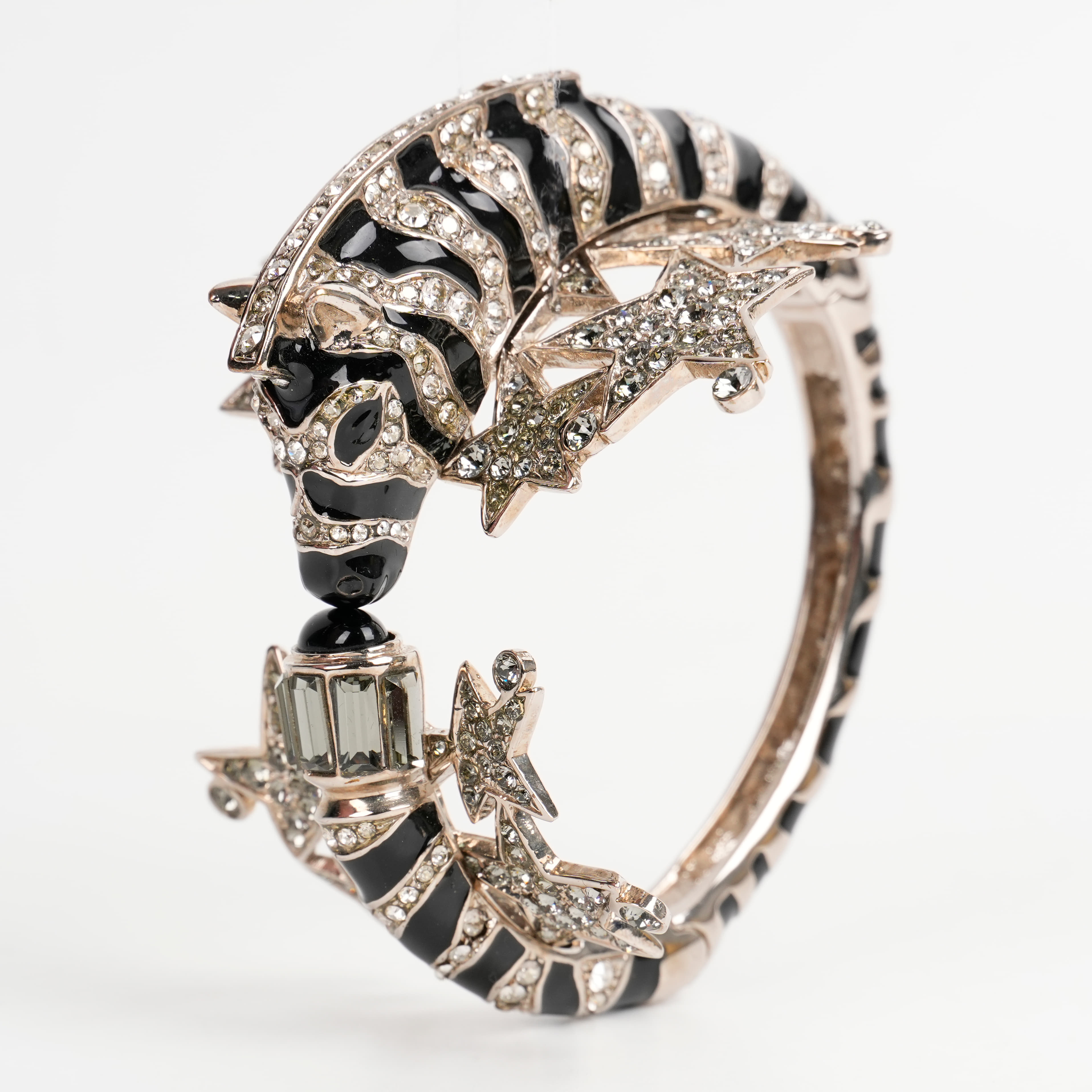 Roberto Cavalli Tiger Bracelet With Stars