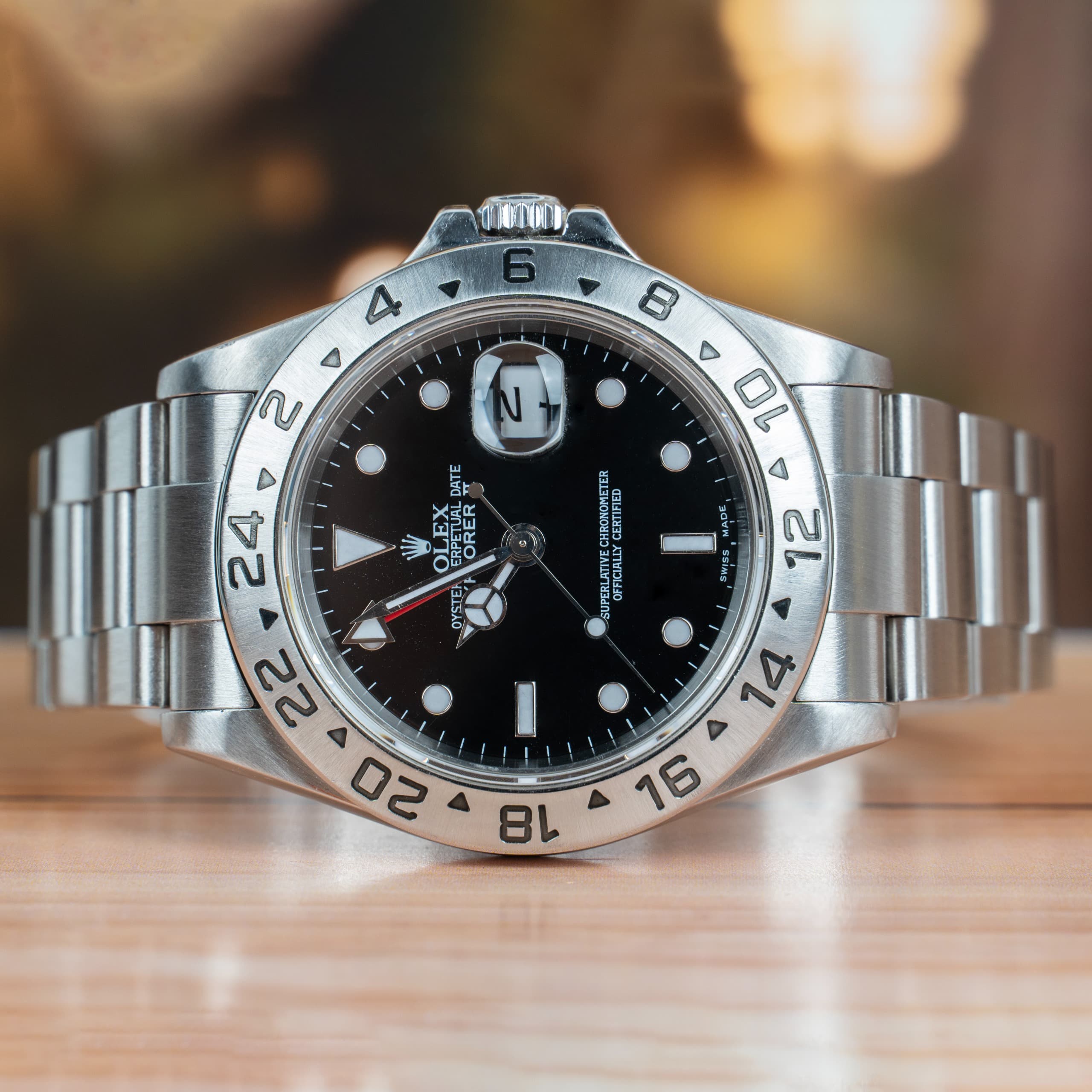 Rolex Explorer II 40MM Black Dial Steel Automatic