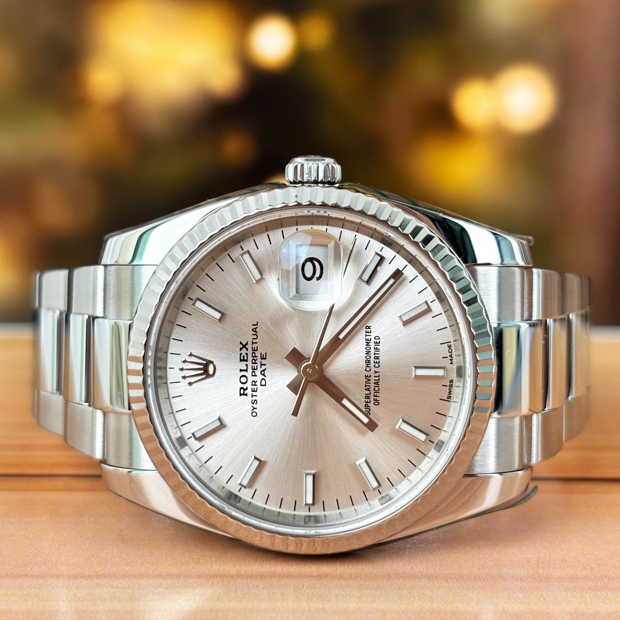 Rolex Oyster Perpetual Date 34 MM Steel Automatic