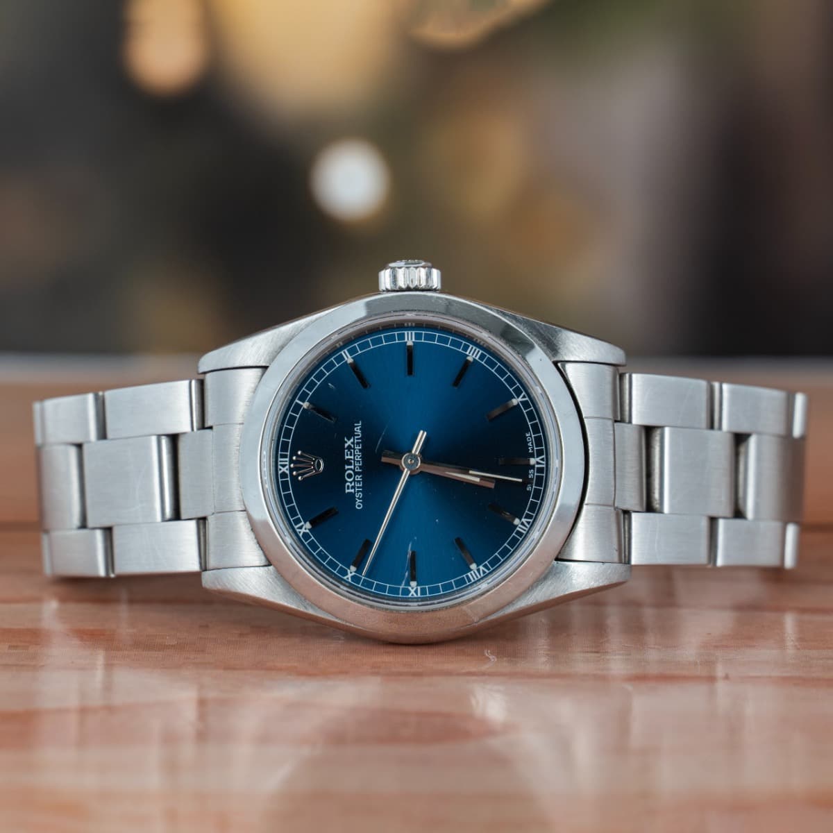 Rolex Oyster Perpetual 31 Blue Dial Steel Ladies Watch Ref. No 67480