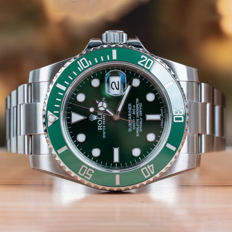 Rolex Submariner 40 MM Hulk Green Dial Steel Automatic-Hover-Image
