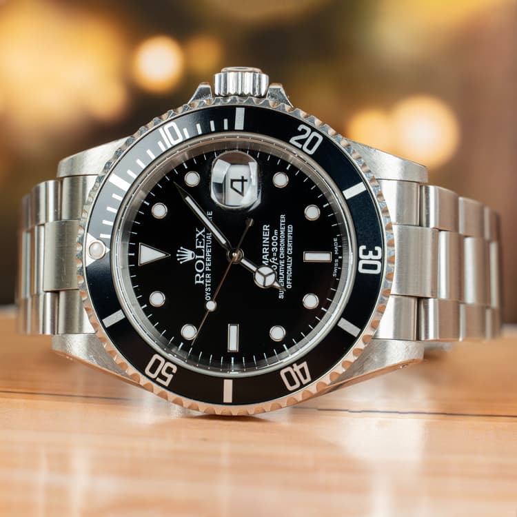 Rolex Submariner Date 40 MM Black Dial Automatic-Hover-Image