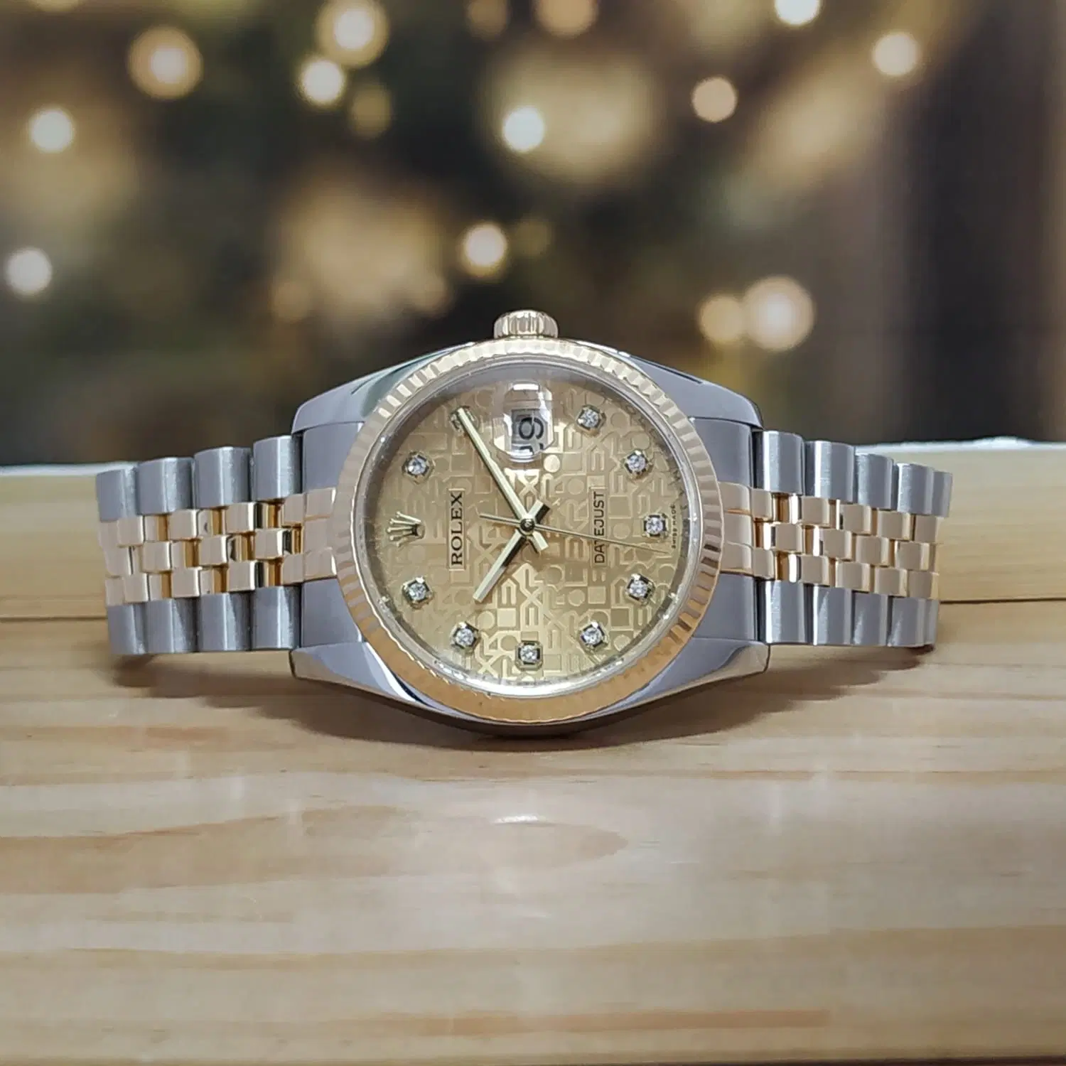 Rolex Datejust 36MM Gold/Steel Automatic Watch 116233