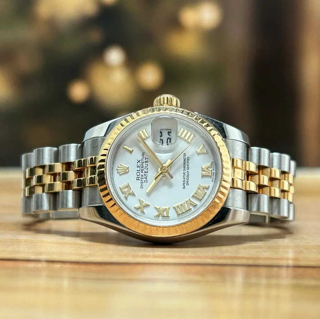 Rolex Datejust 26 White Dial Ladies Automatic
