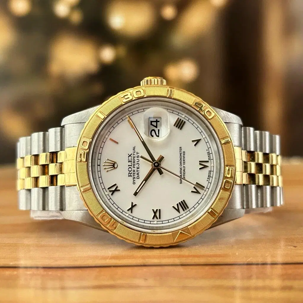 Rolex Datejust Turn-O-Graph Roman White Dial