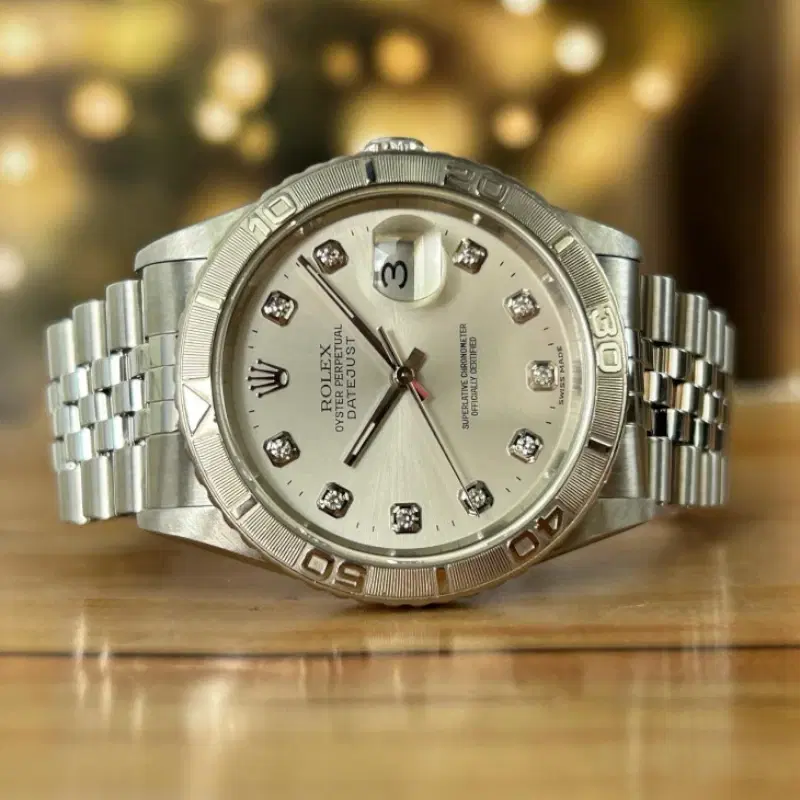Rolex Datejust Turn-O-Graph 36MM Diamond Dial Steel