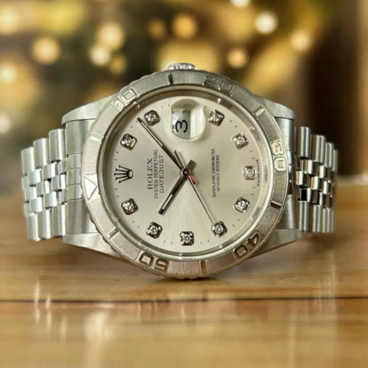 Rolex Datejust Turn-O-Graph 36MM Diamond Dial Steel-Hover-Image