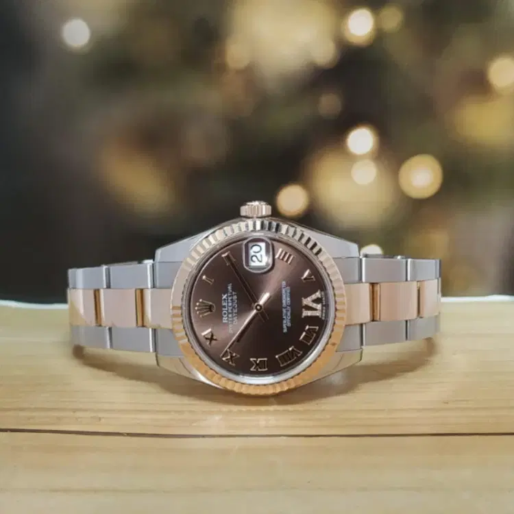 Rolex Datejust 31MM Steel and Gold Chocolate Dial-Hover-Image
