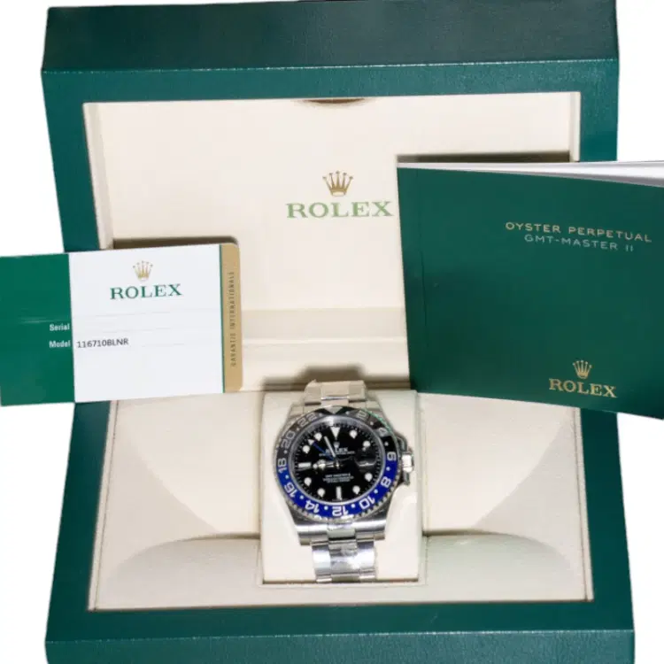 Rolex Batman GMT-Master II Steel 40MM Automatic Full Set-Hover-Image