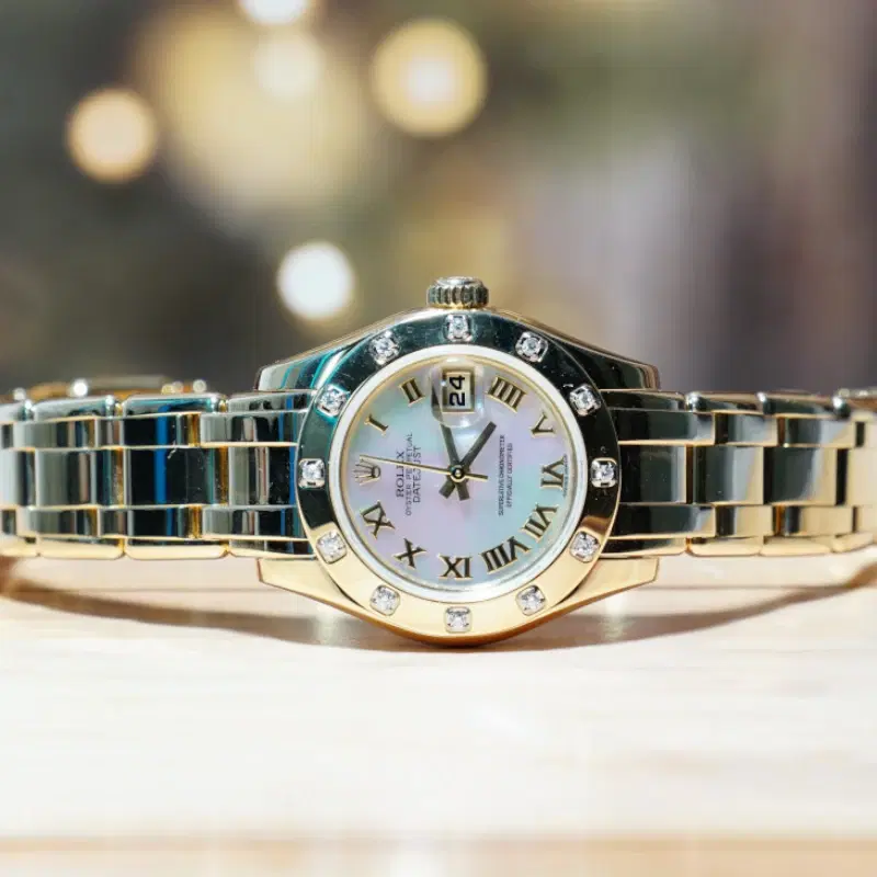 Rolex Datejust Pearlmaster 18K Yellow Gold MM Automatic