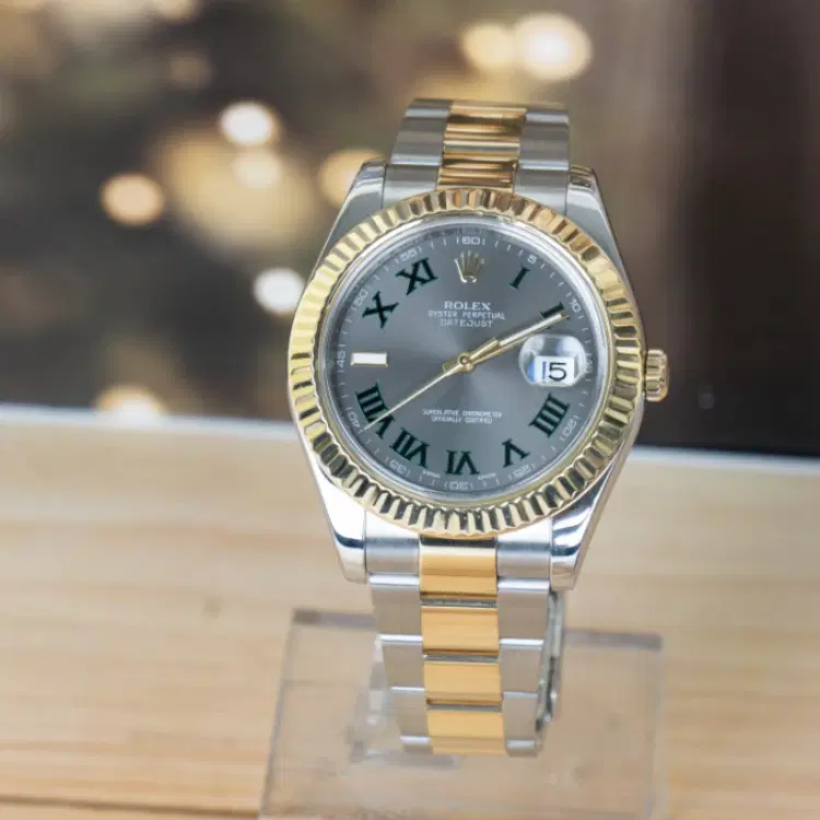 Rolex Datejust II Wimbledon 41 MM Slate Gray Watch-Hover-Image