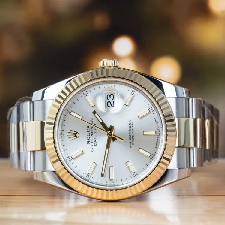 Rolex Datejust 41MM Gold/Steel Silver Dial Automatic-Hover-Image