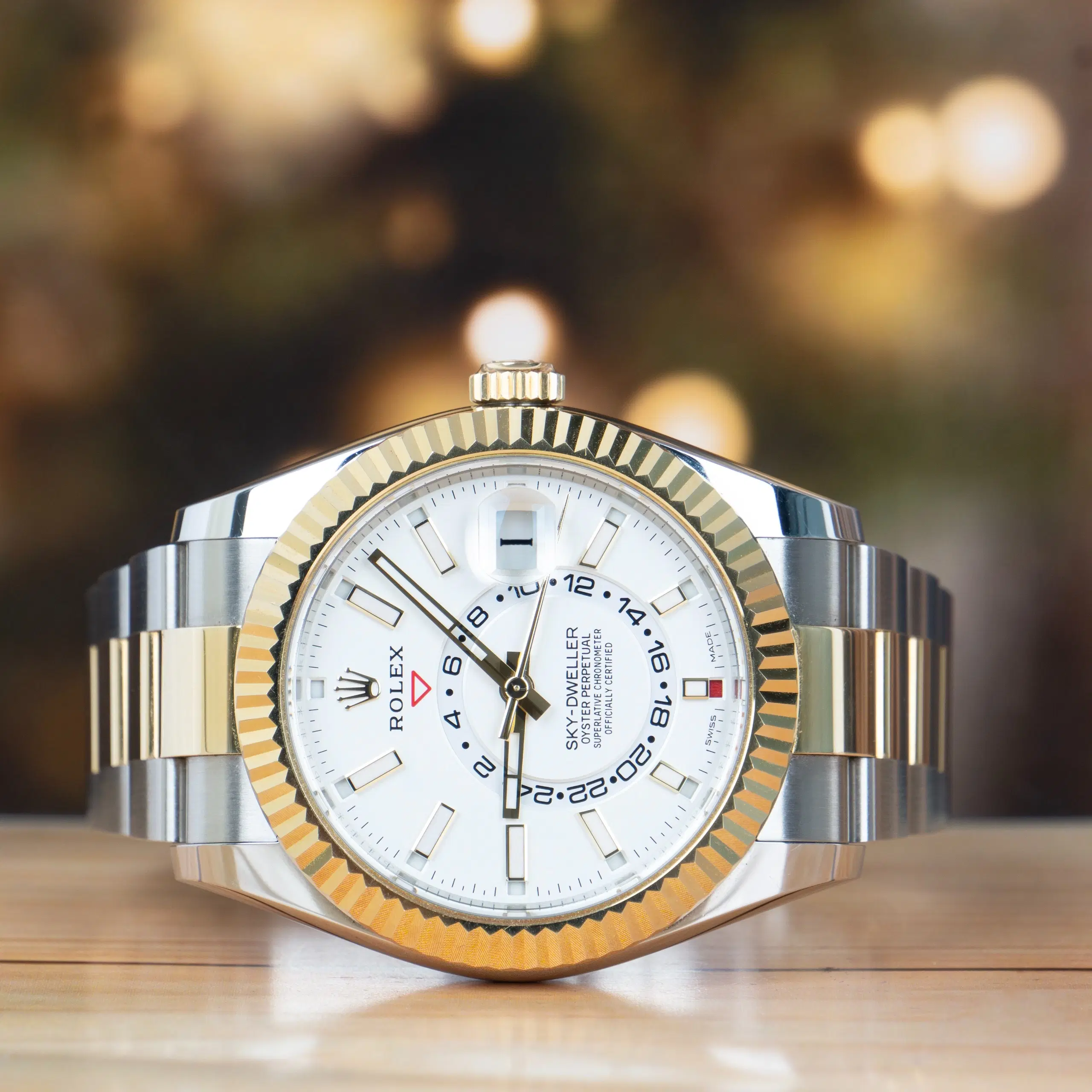 Rolex Sky-Dweller 42 MM Oystersteel and Yellow Gold
