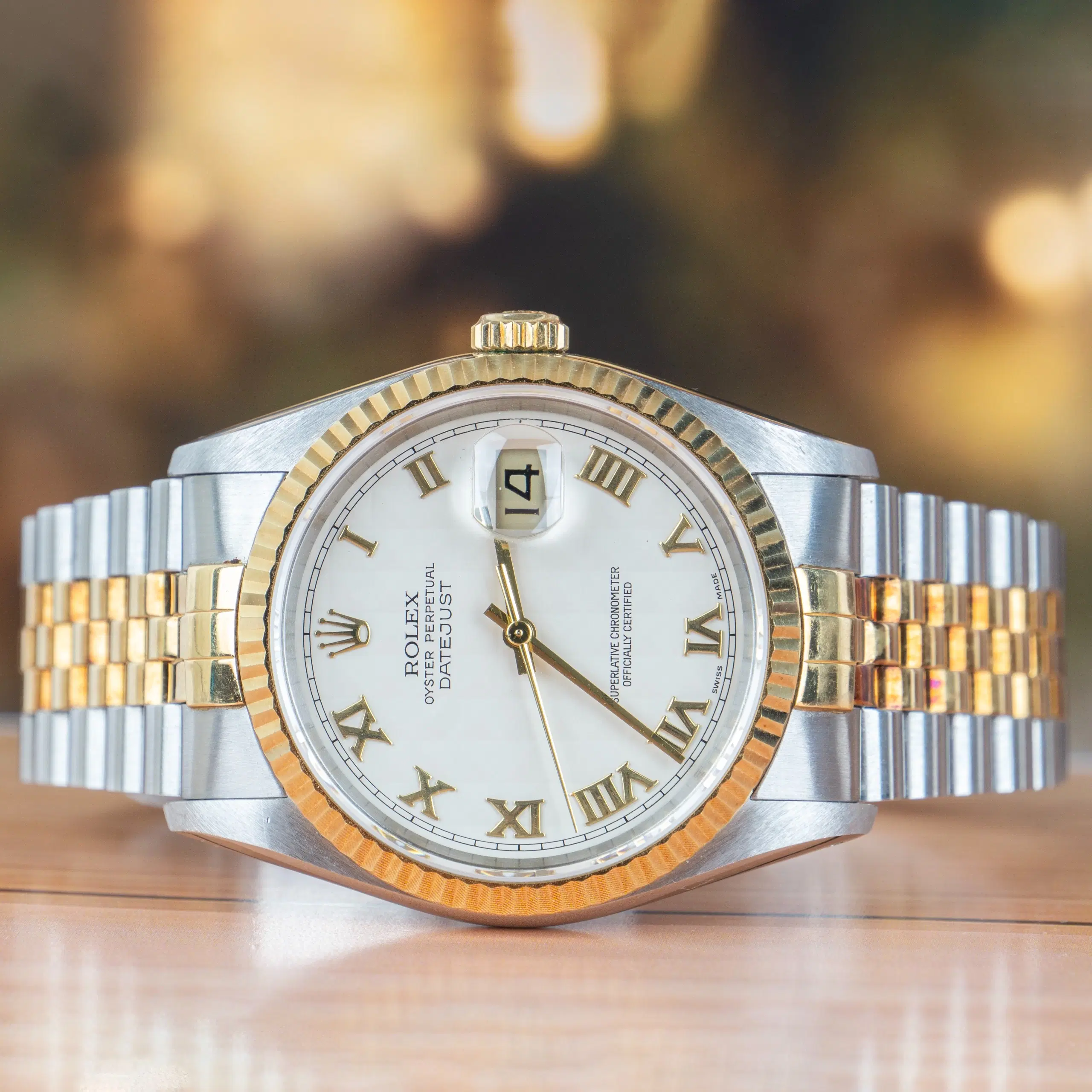 Rolex Datejust 36 MM Steel & Yellow Gold Automatic Watch