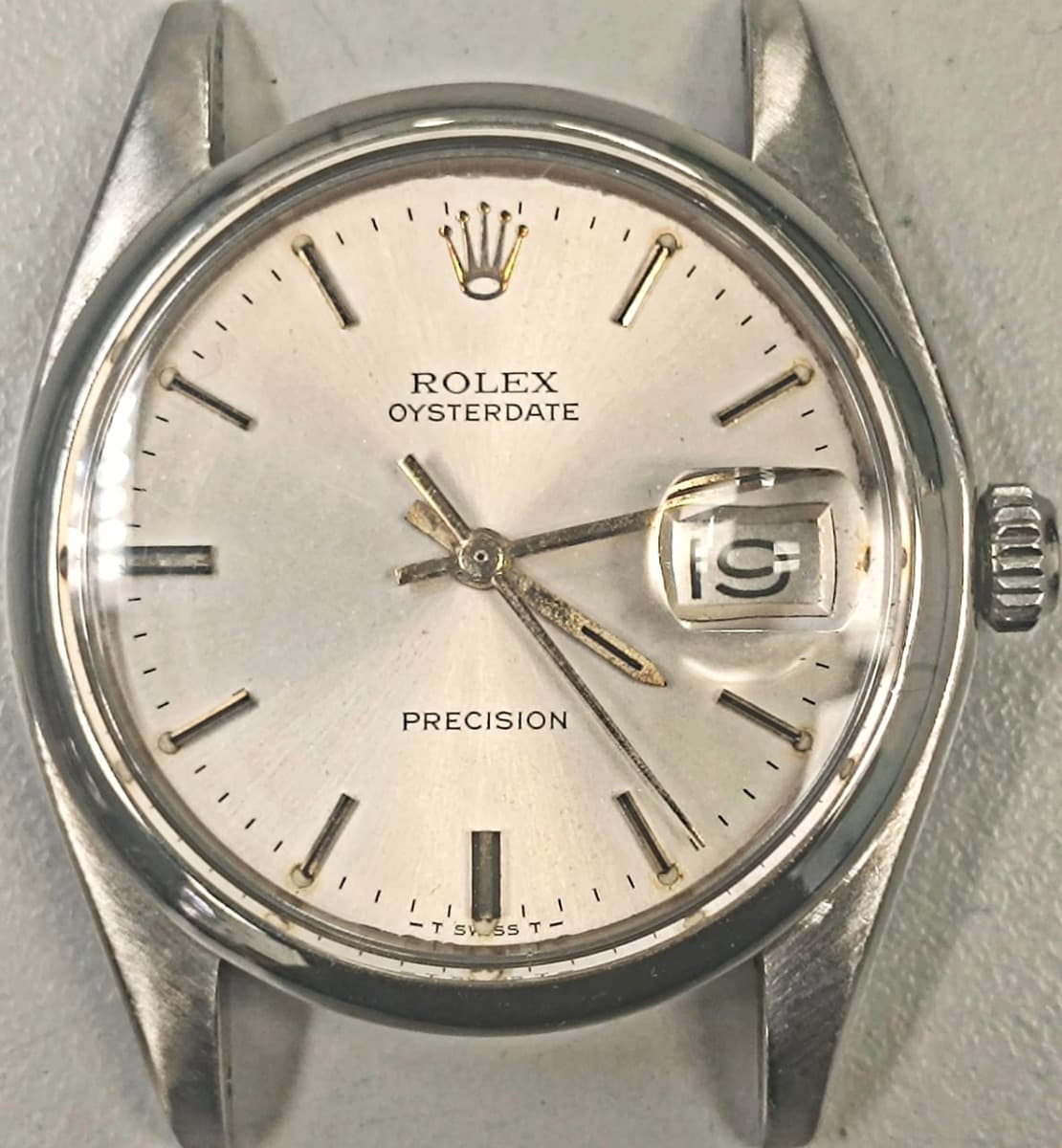 Rolex Oysterdate Precision Steel Manual Winding