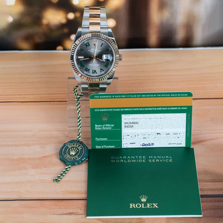 Rolex Datejust 41 MM Oyestersteel & Ever Rose Gold Automatic-Hover-Image