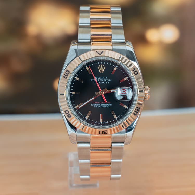Rolex Datejust Turn-O-Graph 36 MM Gold and Steel Automatic-Hover-Image