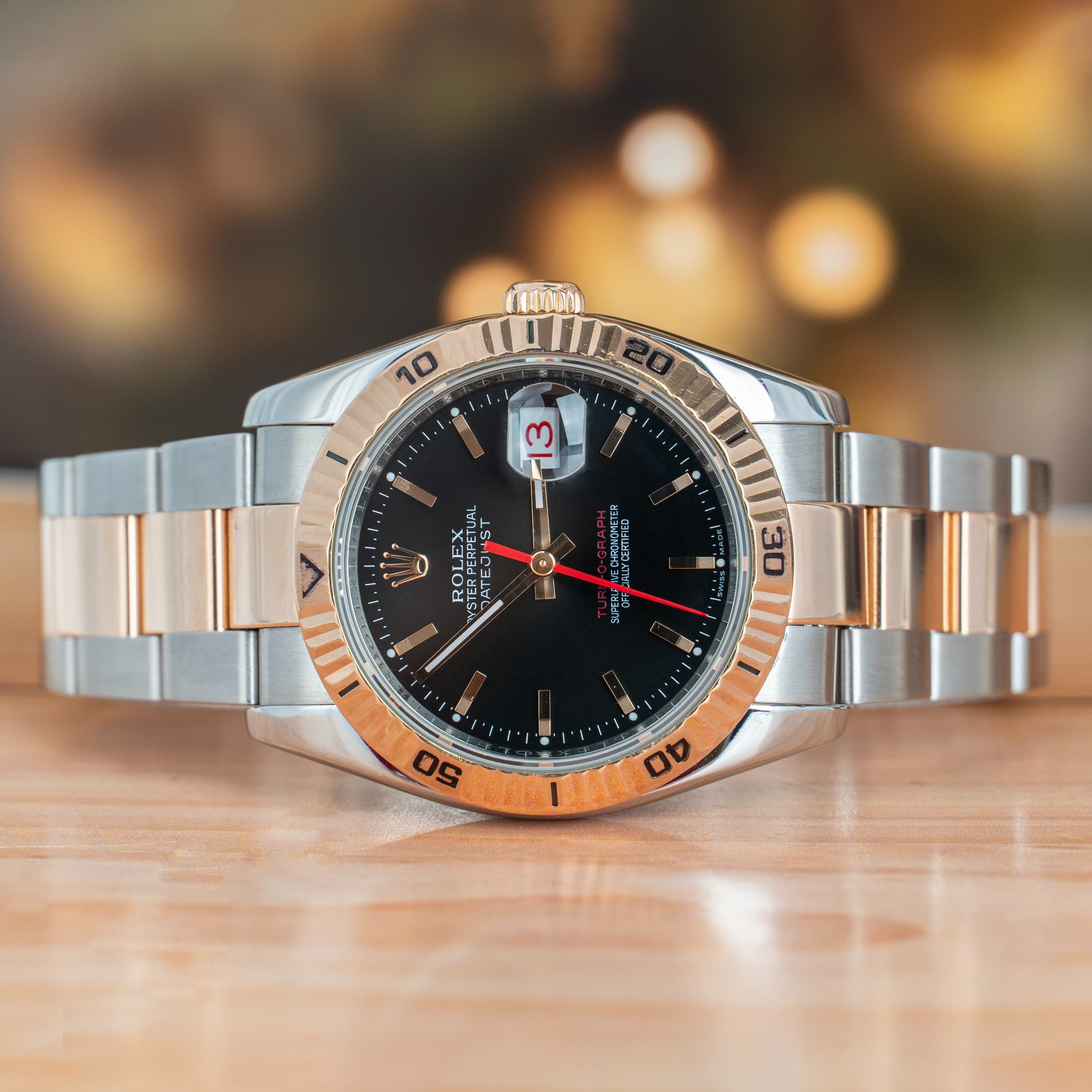 Rolex Datejust Turn-O-Graph 36 MM Gold and Steel Automatic