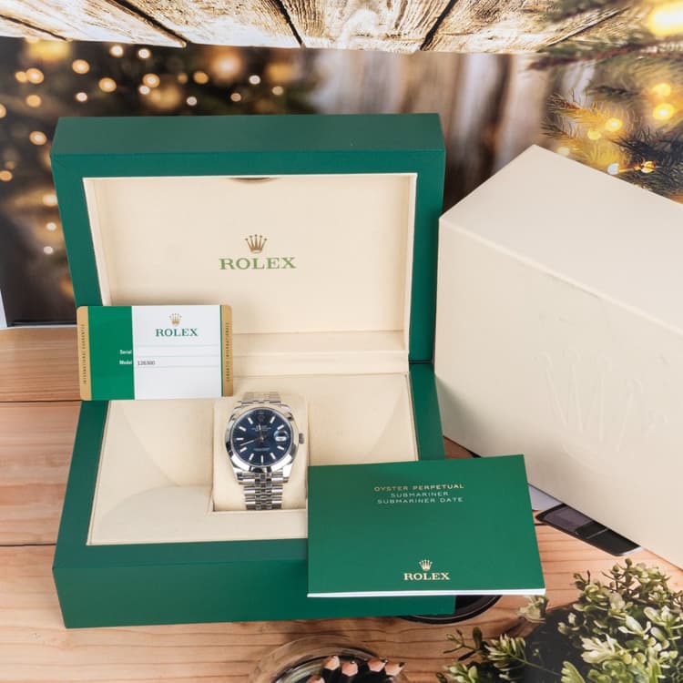 Rolex Datejust 41 Steel Blue Dial Automatic-Hover-Image