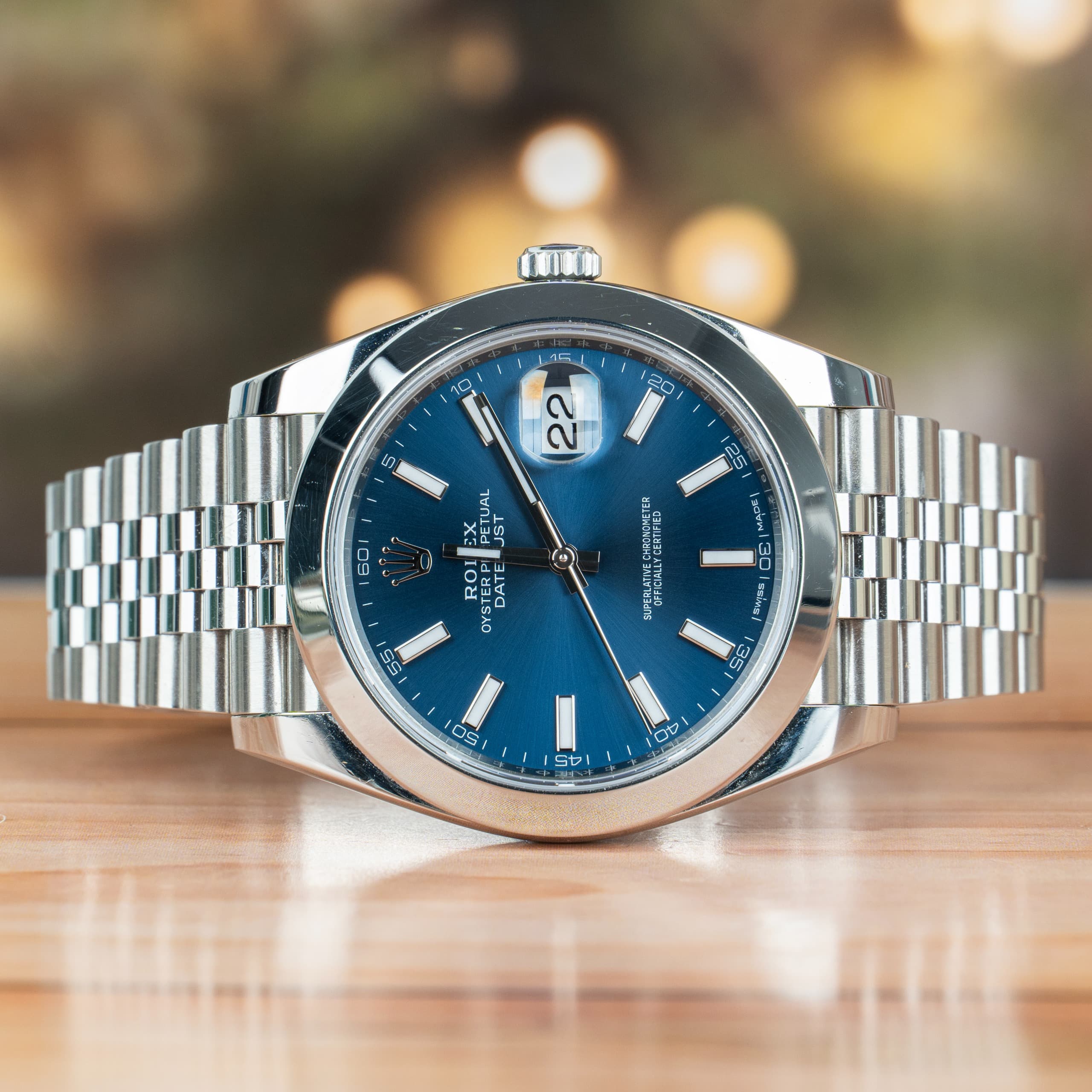Rolex Datejust 41 Steel Blue Dial Automatic