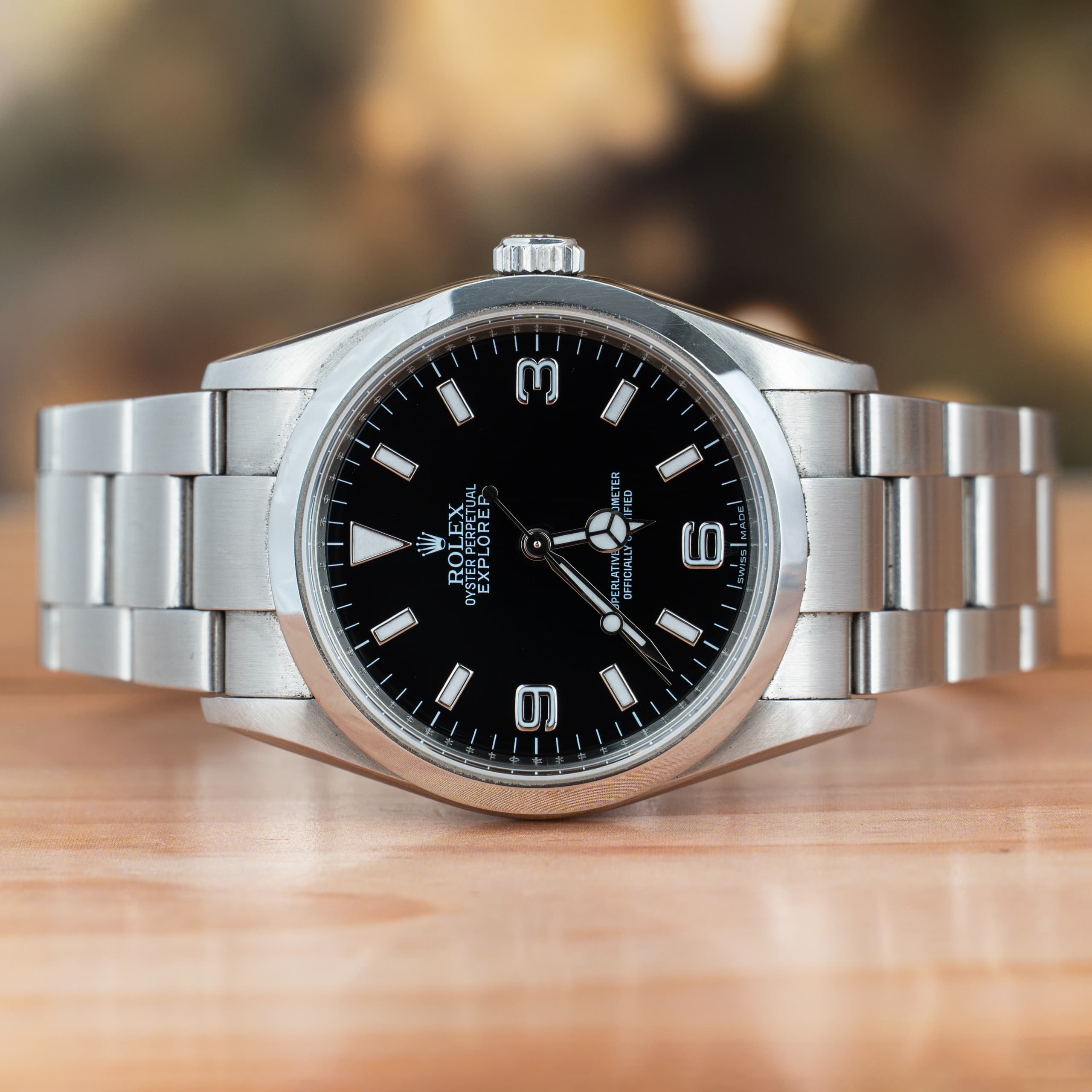 Rolex Explorer 36 MM Oyster Steel Black Dial Automatic