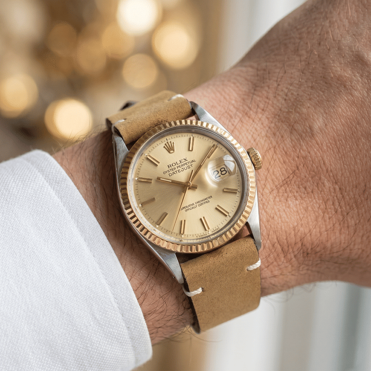 Rolex Datejust 36 MM Gold and Steel Silver Dial Automatic-Hover-Image