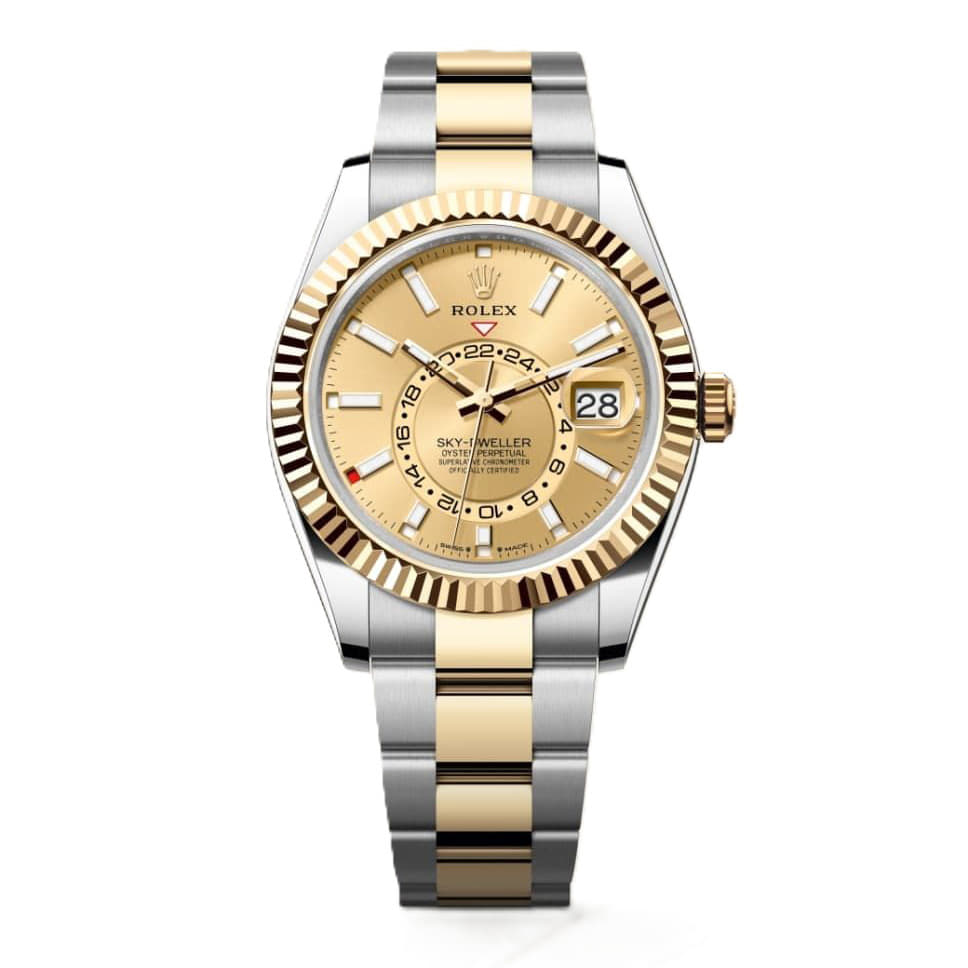 Rolex Sky Dweller 42 MM Oystersteel and Yellow Gold Automatic