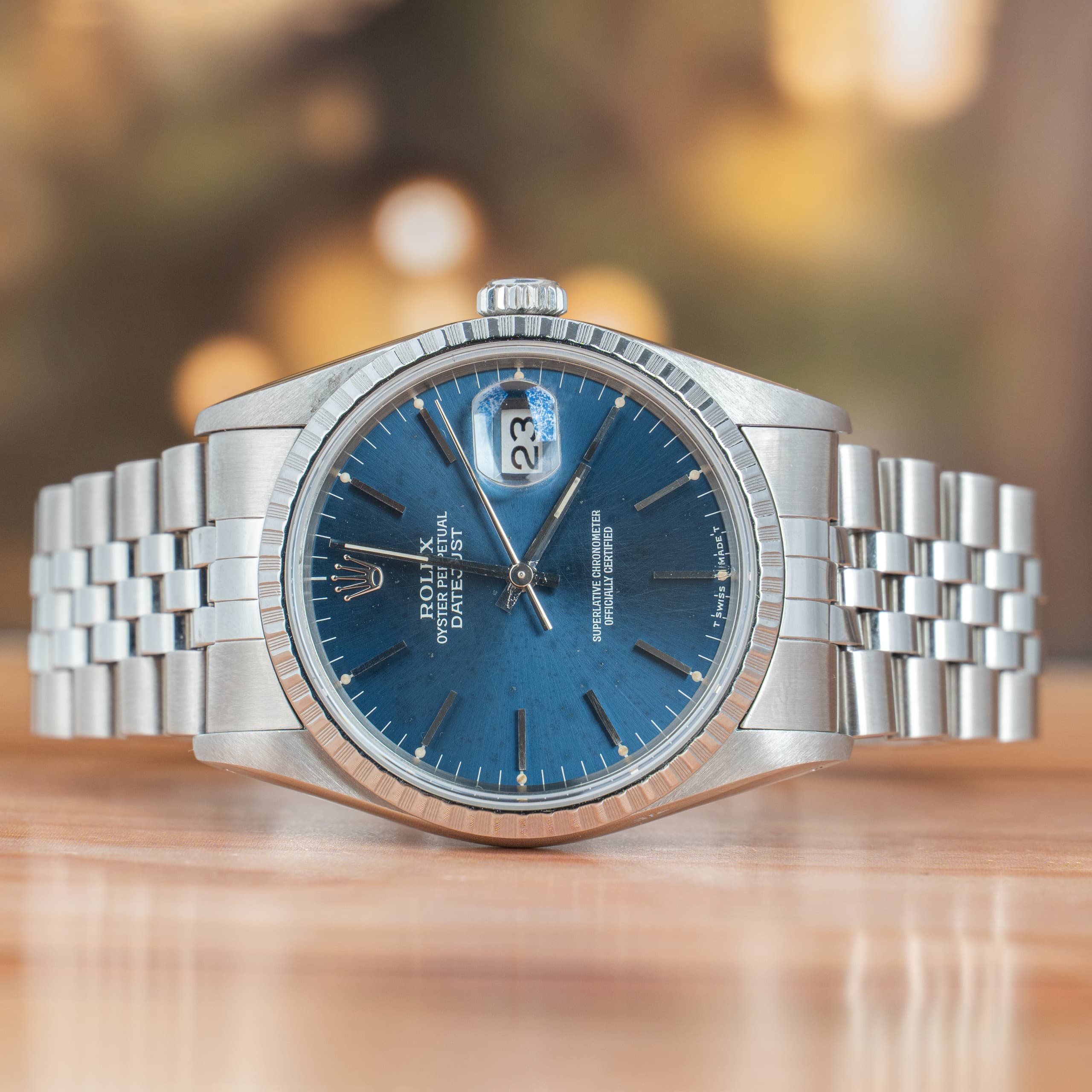 Rolex Datejust 36 MM Blue Dial Steel Automatic