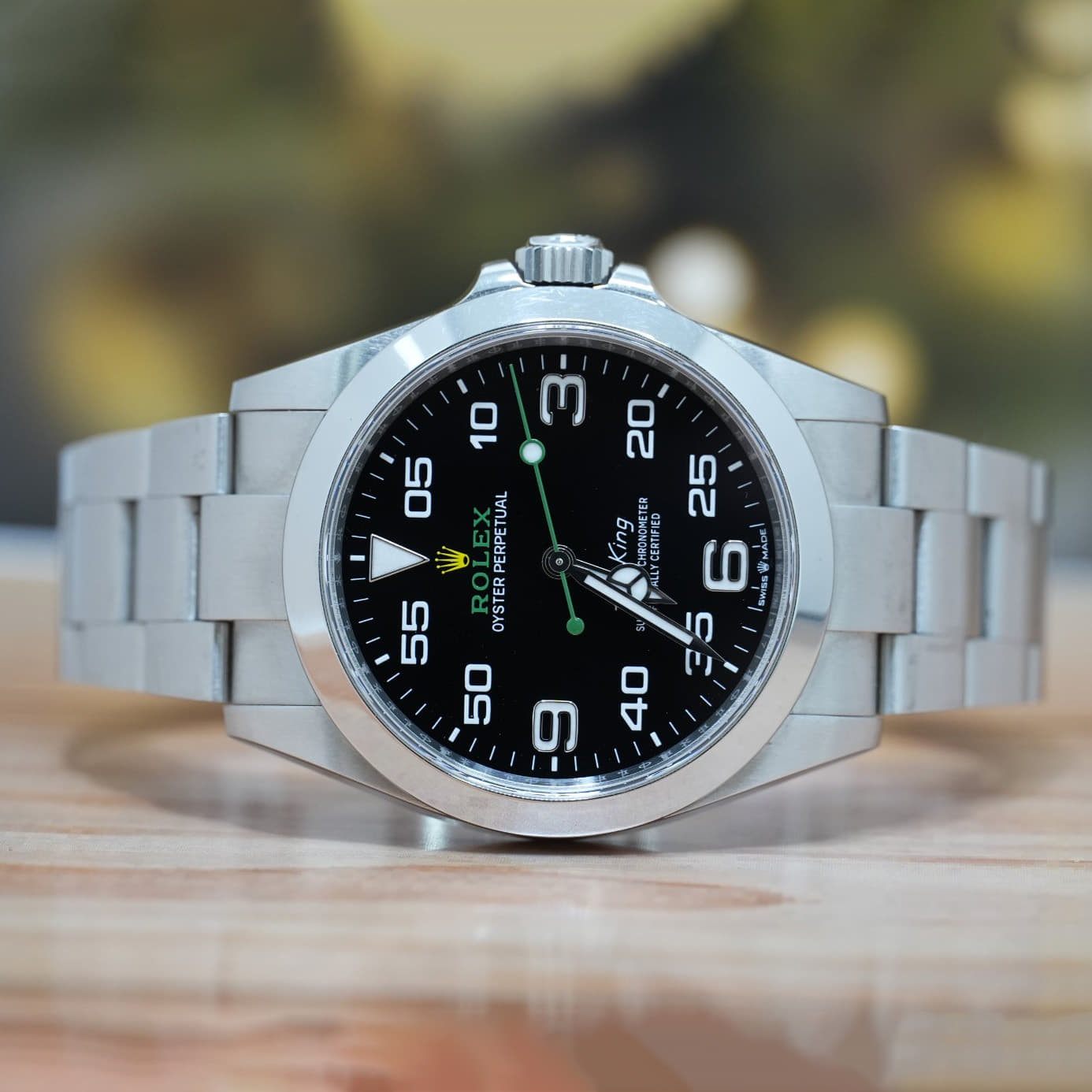 Rolex Air King 40 MM Black Dial Steel Automatic