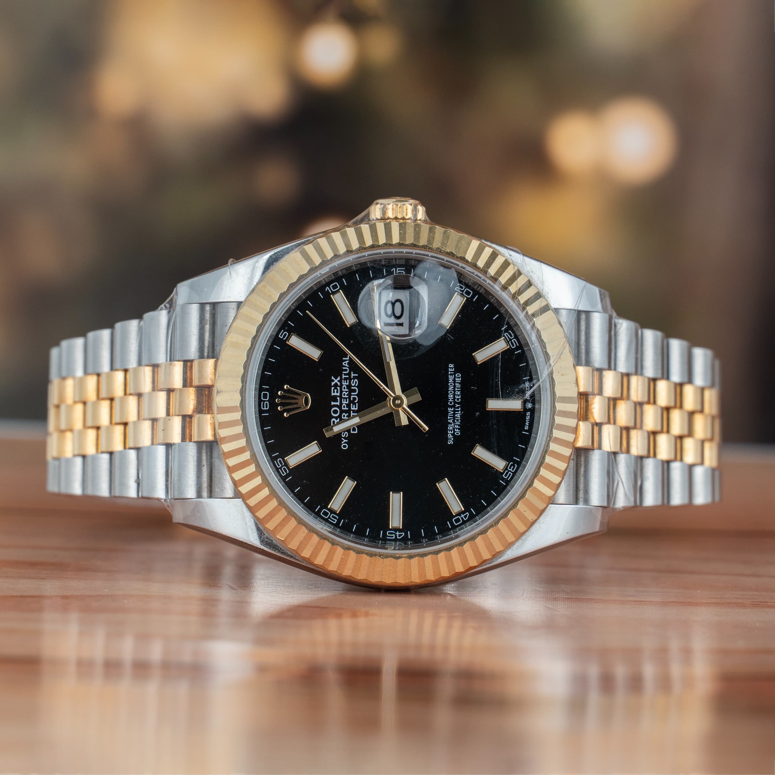 Rolex Datejust 41 mm Yellow gold Black Dial Watch