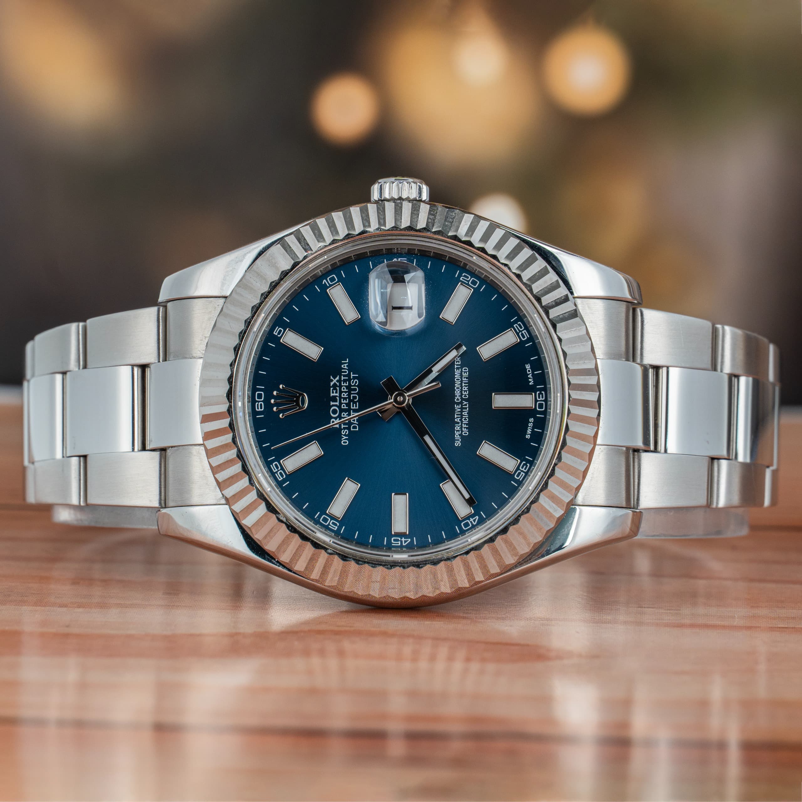 Rolex Datejust II 41 MM Blue Dial OysterSteel Bracelet Automatic
