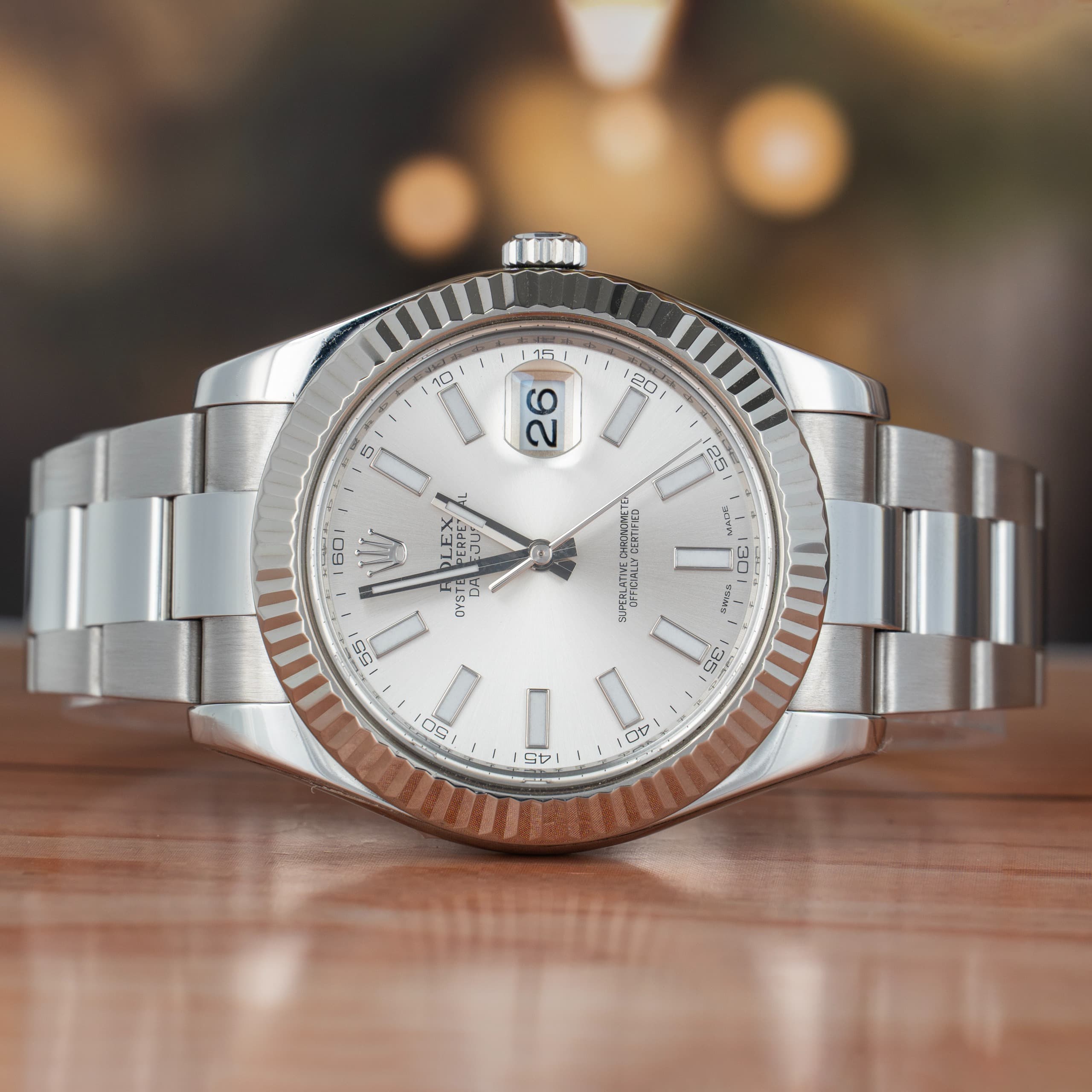 Rolex Datejust II 41 MM Silver Dial Steel Automatic