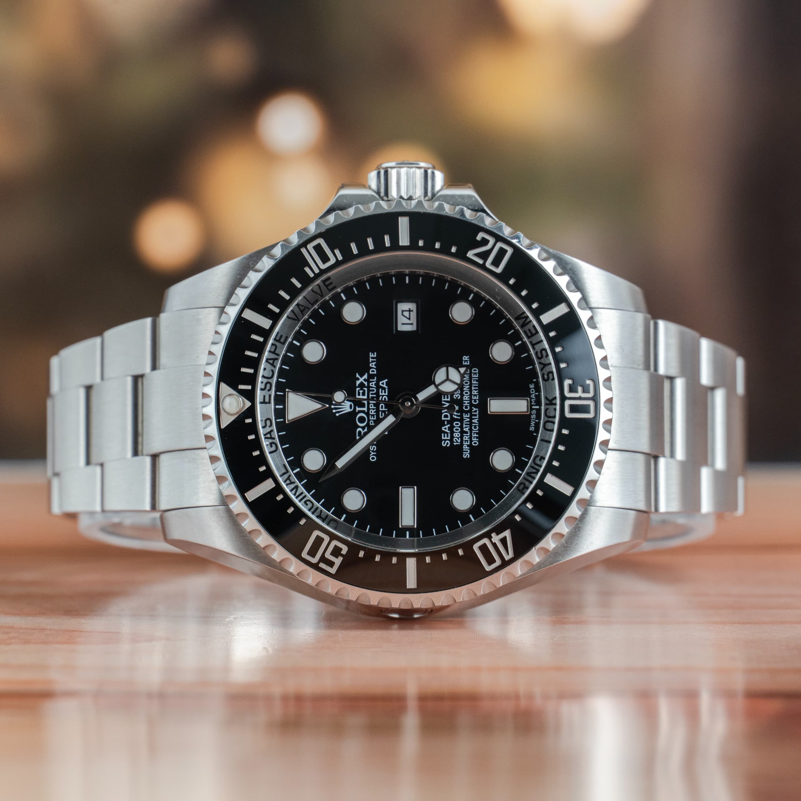 Rolex Sea-Dweller Deepsea 44 MM Black Dial Steel Automatic Watch 116660