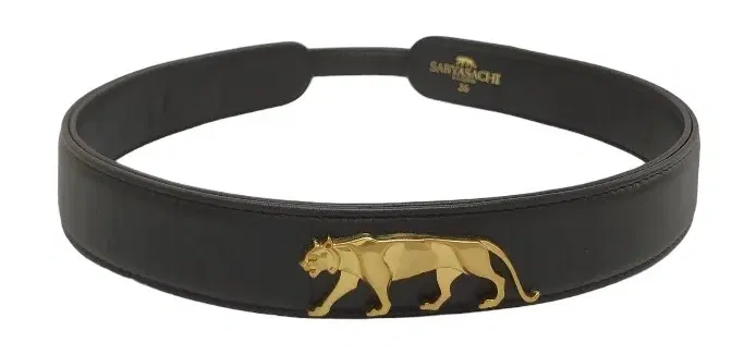 Sabyasachi Royal Black Bengal Tiger Belt-Hover-Image