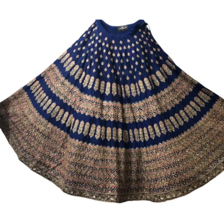 Sabyasachi Blue Lehenga-Hover-Image