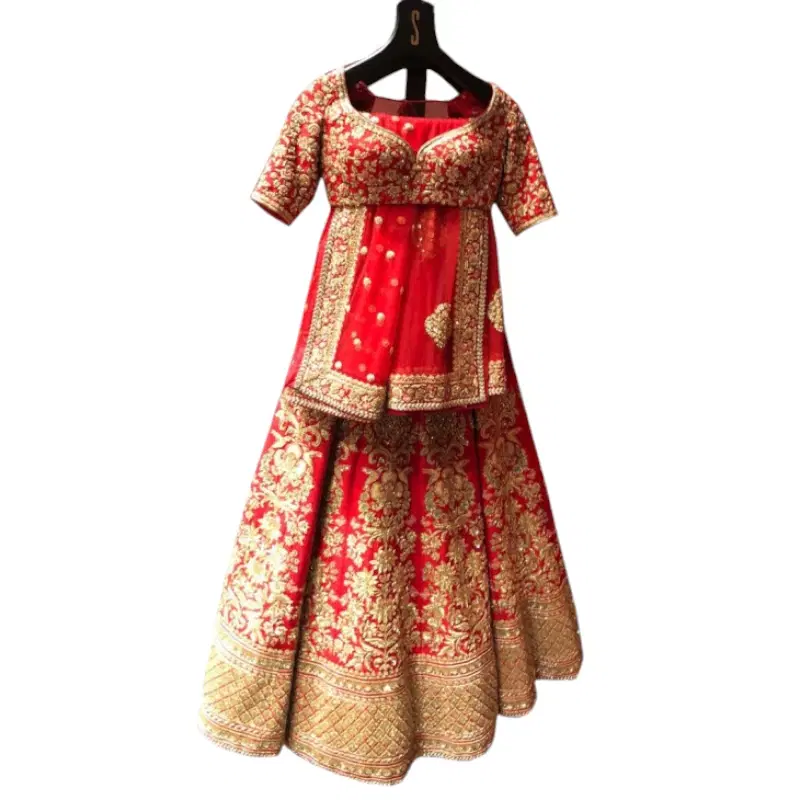 Sabyasachi Bridal Wedding Red Lehenga