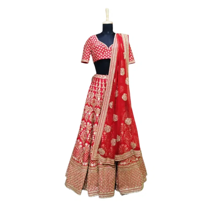 Sabyasachi Red Bridal Lehenga