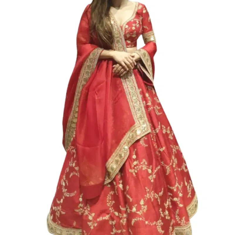 Sabyasachi Red Bridal Lehenga