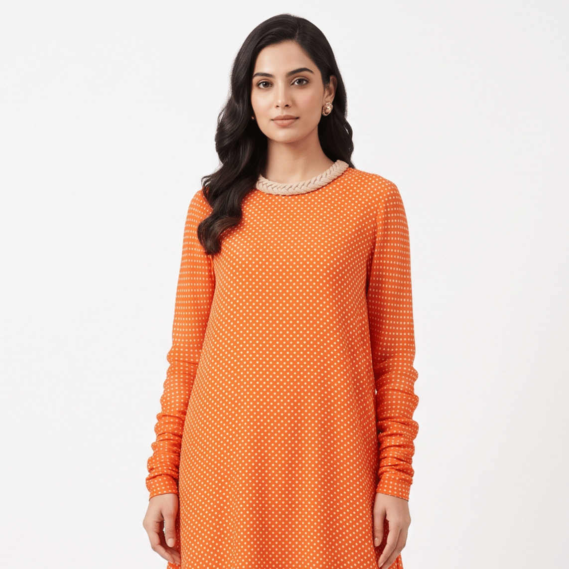 Sabyasachi Orange & Golden Dress