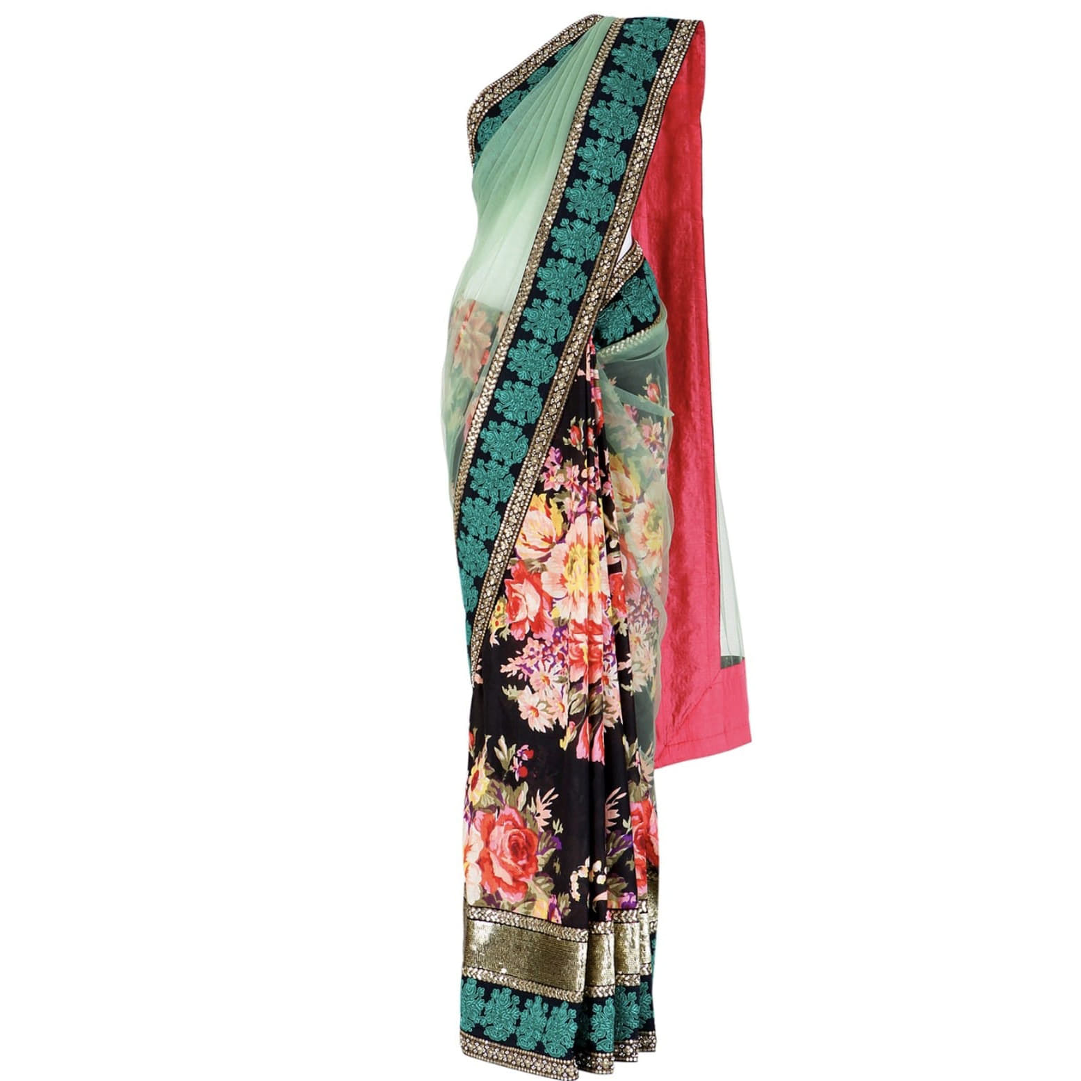 Sabyasachi Floral Printed Saree