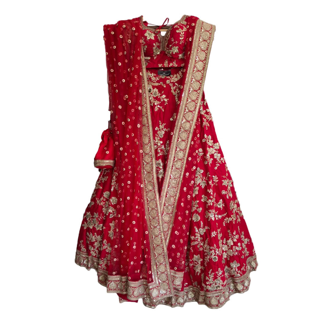 Sabyasachi Red Bridal Lehenga