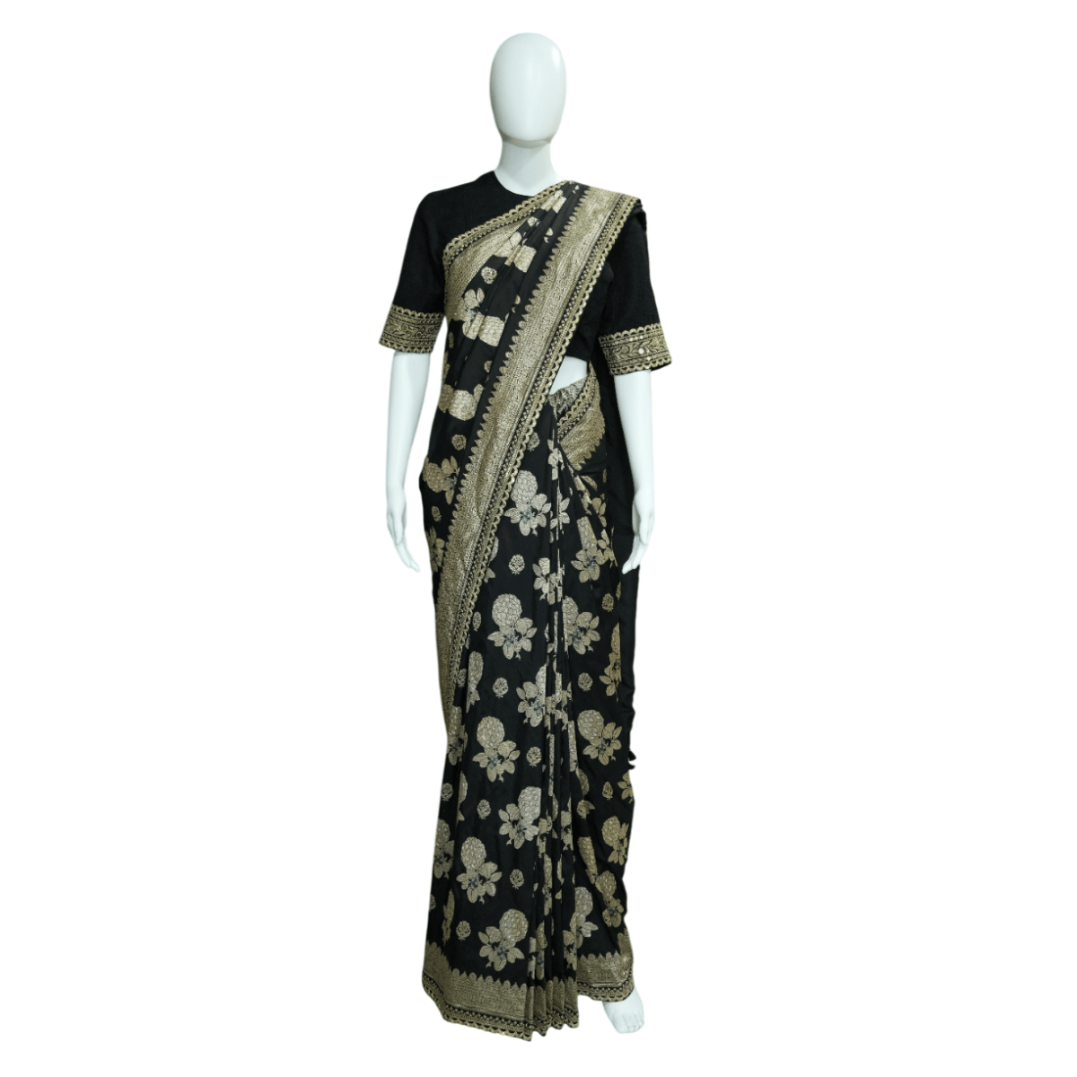 Sabyasachi Black Benarasi Saree