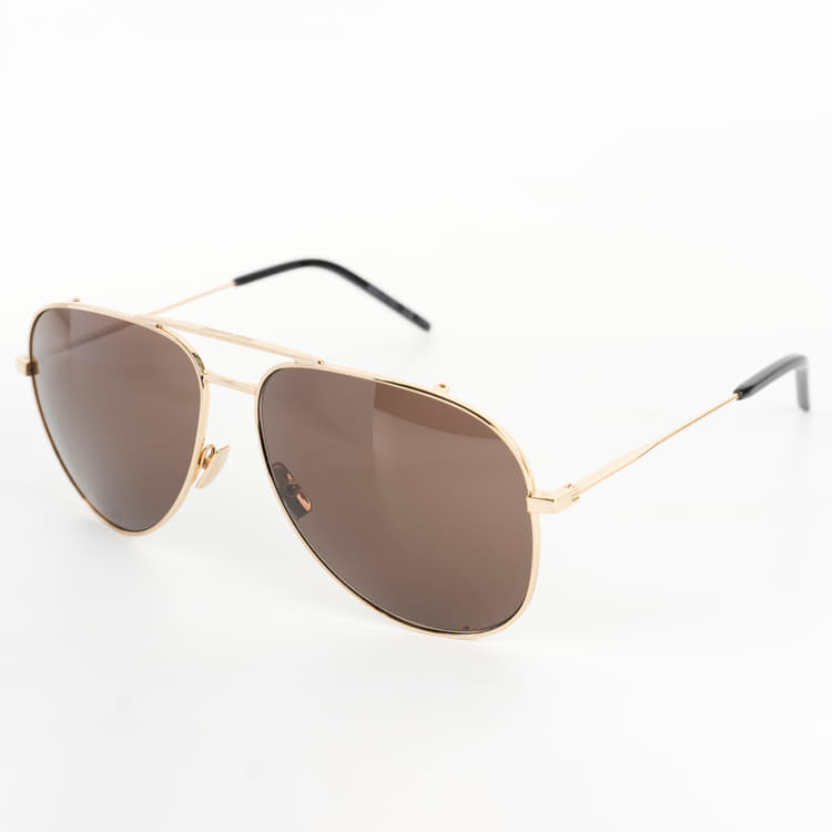 Saint Laurent Aviator Brown Frame Sunglasses-Hover-Image
