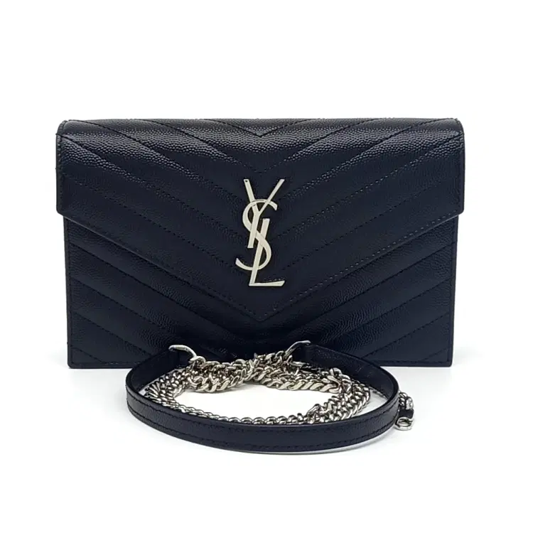 Saint Laurent Envelope Chain Crossbody Bag (742920)-Hover-Image